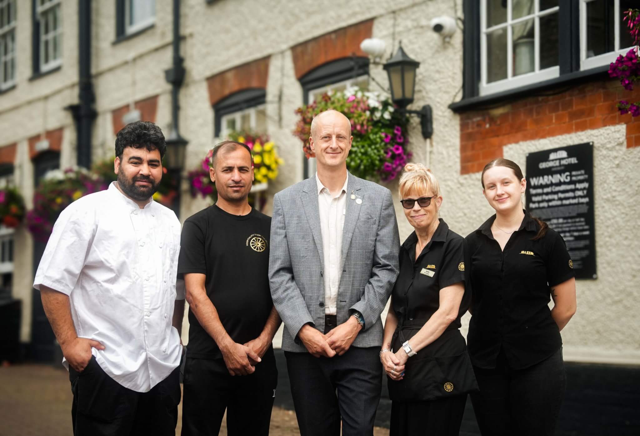 The George Hotel Amesbury Meeting the Dream Team scaled